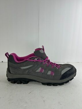 BearPaw Gray and Pink Trail Sneaker